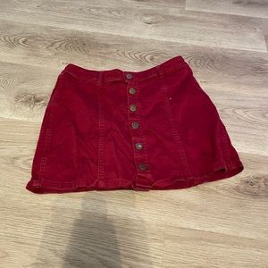 ed button up skirt